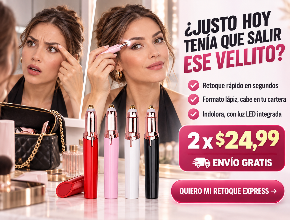 Depilador Cejas Recargable Portatil 2