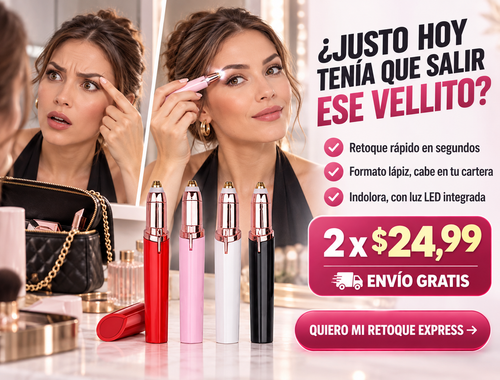 Depilador Cejas Recargable Portatil 2