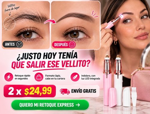 Depilador Cejas Recargable Portatil 3