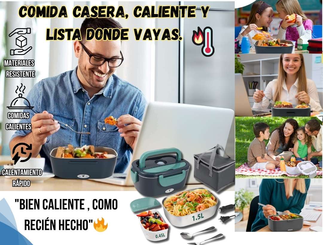 Comida caliente y lista donde vayas