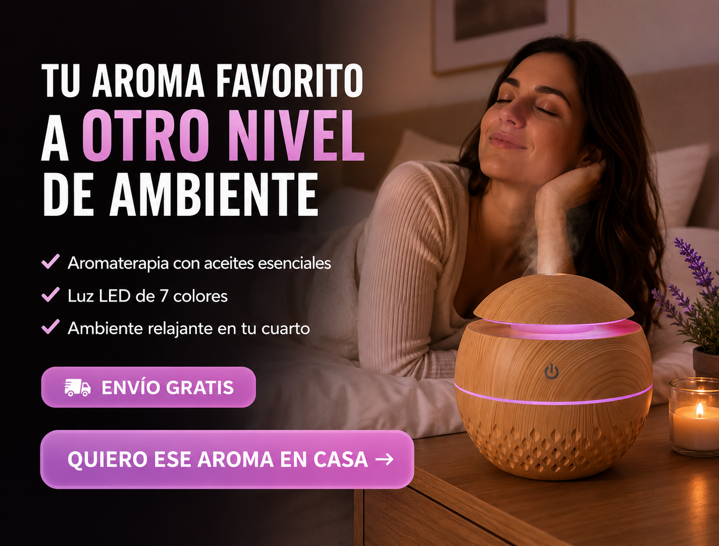Serlium Humidificador Inteligente para Dormitorio 2
