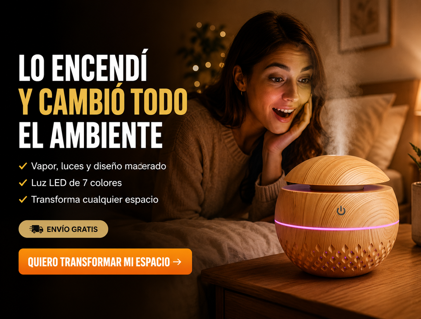 Serlium Humidificador Inteligente para Dormitorio 3