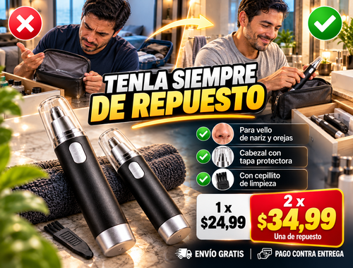 Depilador Recortadora De Vellos Nasales 2